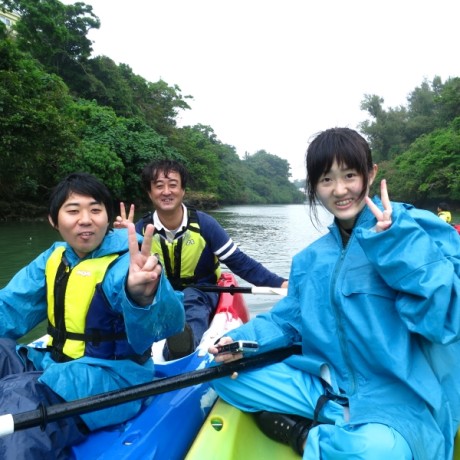 家族3人で