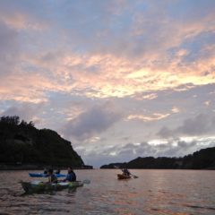 夕焼けの空