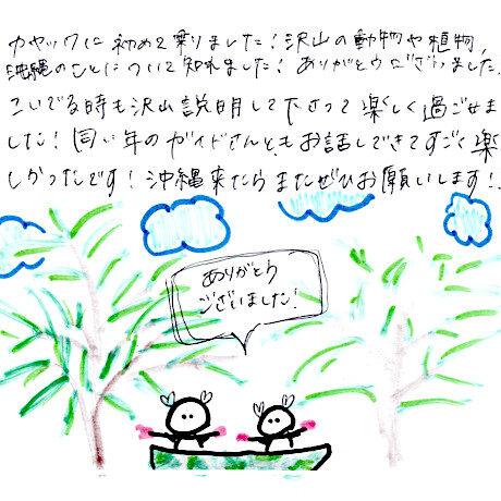 マングローブカヤックのご感想