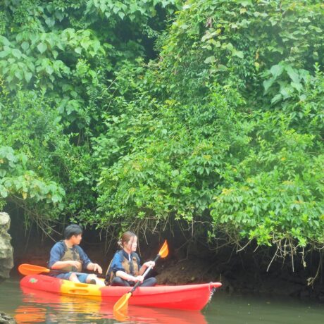 カップルでカヤック