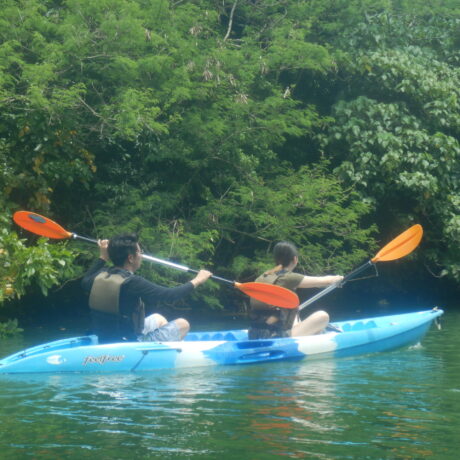 カップルでカヤック