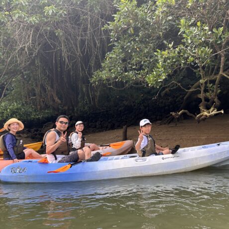 みんなでカヤック