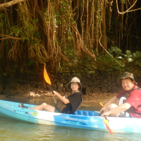 夫婦でマングローブ