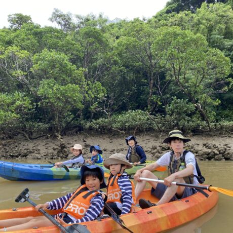 家族マングローブカヤック