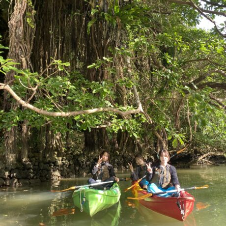社員旅行カヤック