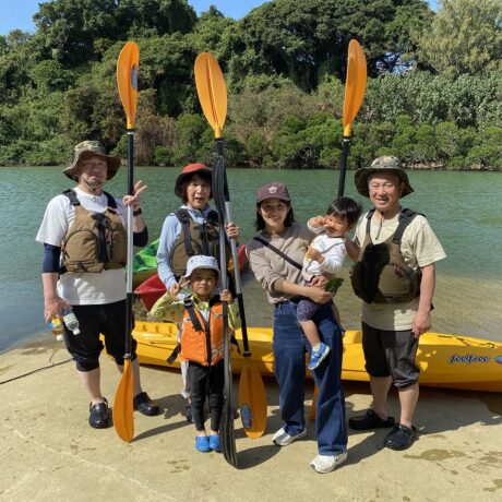 みんなでカヤック