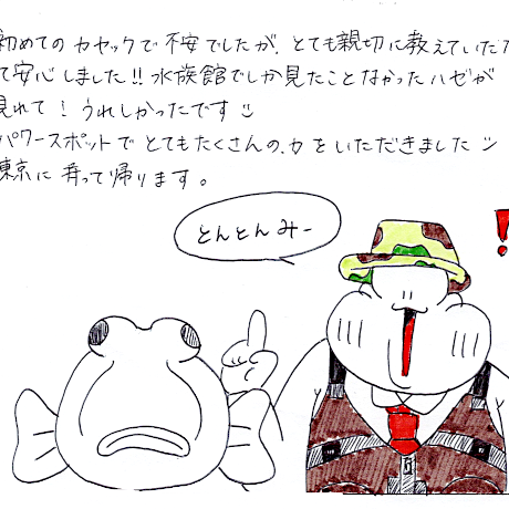 マングローブカヤックツアーのご感想