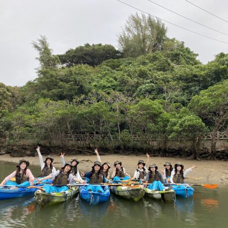 女子旅カヤック