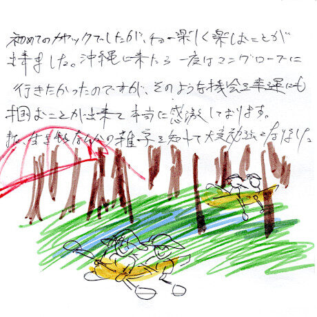 マングローブカヤックツアーのご感想